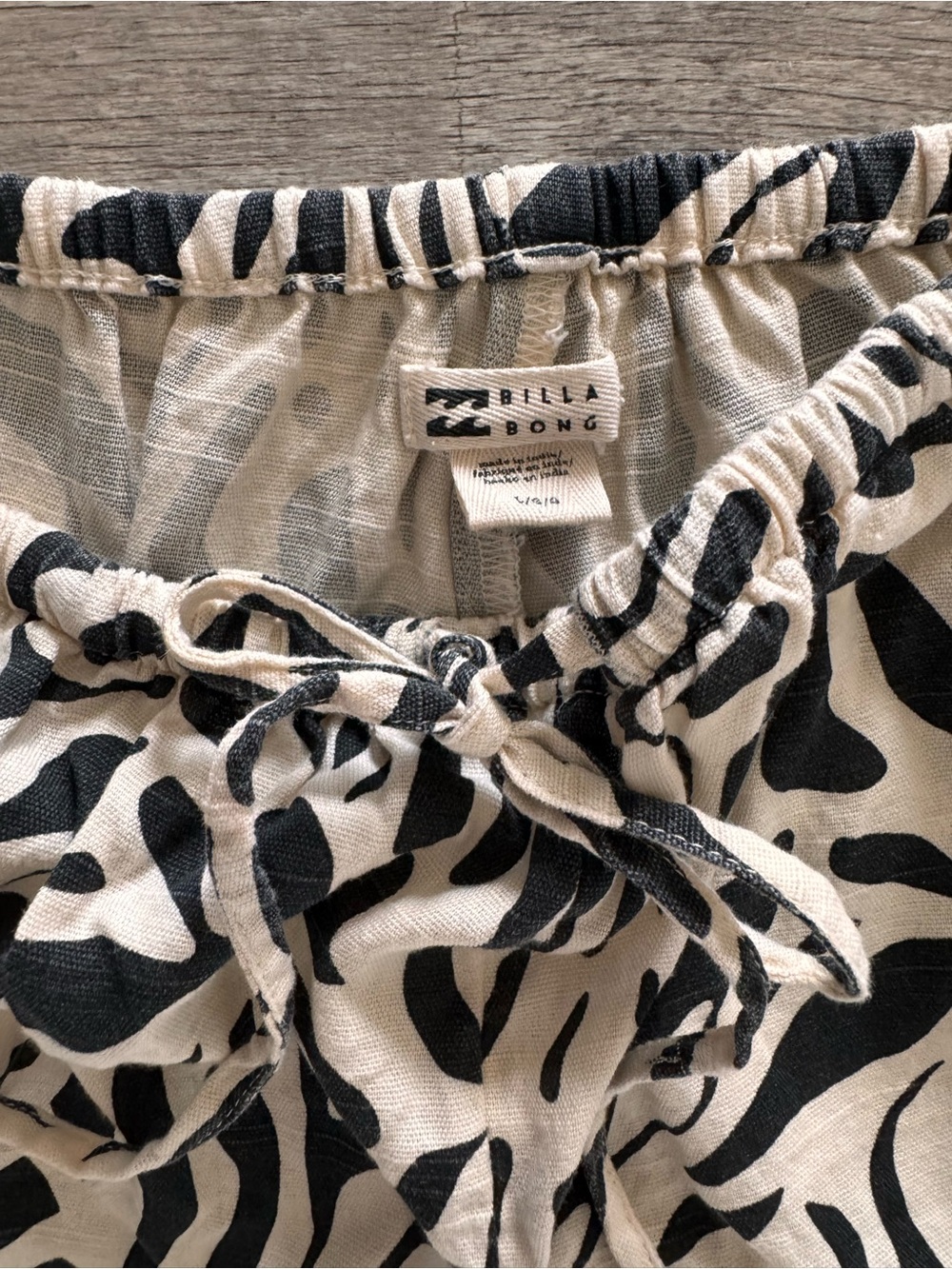 BILLABONG Linen Drawstring Pants - Picture 2 of 2